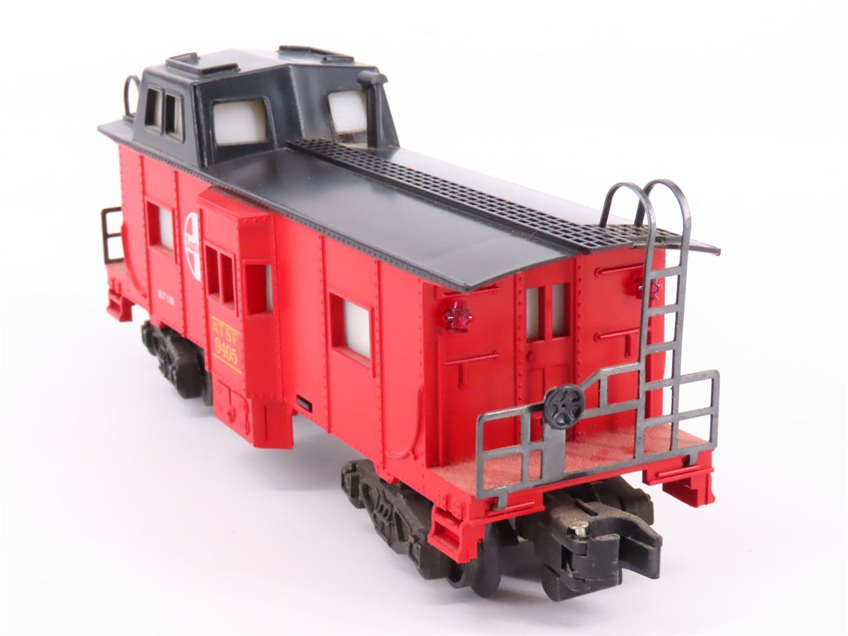 S Scale American Flyer 4-9405 ATSF Santa Fe Lighted Caboose #9405