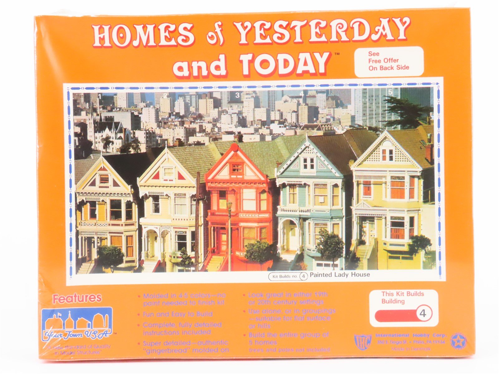 HO 1/87 IHC Kit No. 100-4 Homes of Yesterday & Today- Painted Lady House -Sealed