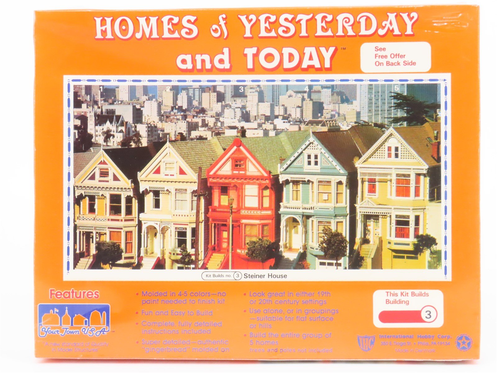 HO 1/87 IHC Kit No. 100-3 Homes of Yesterday & Today- Steiner House -Sealed