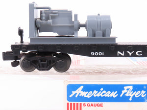 S Scale American Flyer 6-49001 NYC New York Central Searchlight Flatcar #9001