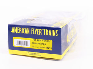 S Scale American Flyer 6-48273 CNW Railway Steel Reefer Car #24417