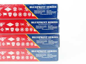 HO Branchline Blueprint Series Kits #1520 RDG Reading Box Car 4-Pack - Sealed