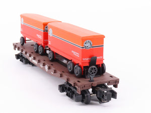 S Scale American Flyer 6-48246 SP Railway TTOS 2006 Flatcar #26606 w/Trailers