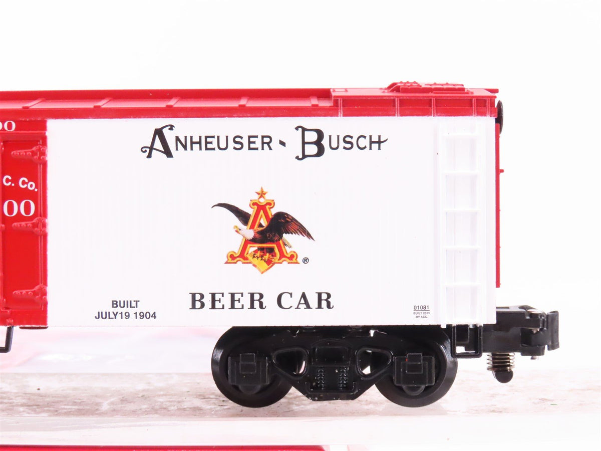 S Scale American Flyer 19-01081 Aheuser-Busch Wood Reefer Car