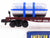 S Scale American Flyer 6-48297 NS Railway TTOS 2012 Flatcar #48297 w/Engines