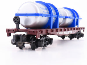 S Scale American Flyer 6-48297 TCA 2012 Convention NS Flat Car #48297 w/ Engines