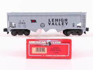 S Scale American Flyer 6-48494 LV Lehigh Valley 3-Bay Covered Hopper #1295