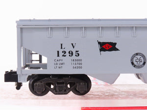 S Scale American Flyer 6-48494 LV Lehigh Valley 3-Bay Covered Hopper #1295