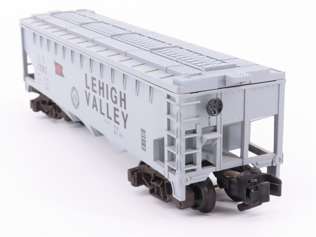 S Scale American Flyer 6-48494 LV Lehigh Valley 3-Bay Covered Hopper #1295