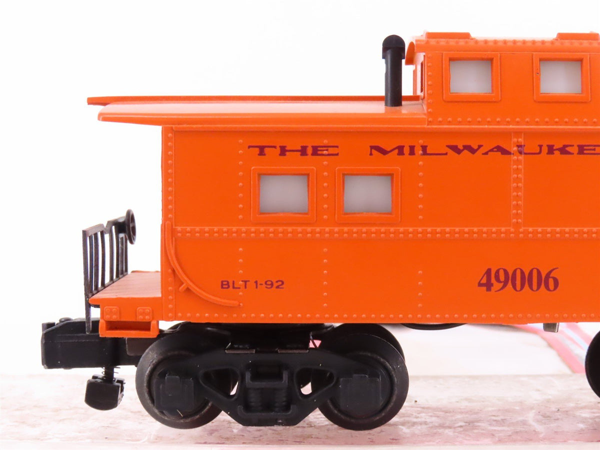 S Scale American Flyer 6-49006 MILW Milwaukee Caboose #49006 Animated &amp; Lighted