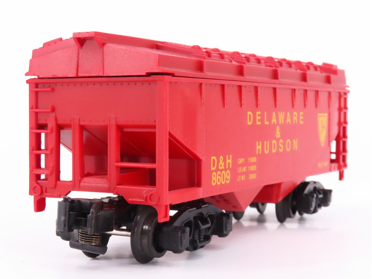 S Scale American Flyer 6-48609 D&amp;H Delaware &amp; Hudson 2-Bay Covered Hopper #8609