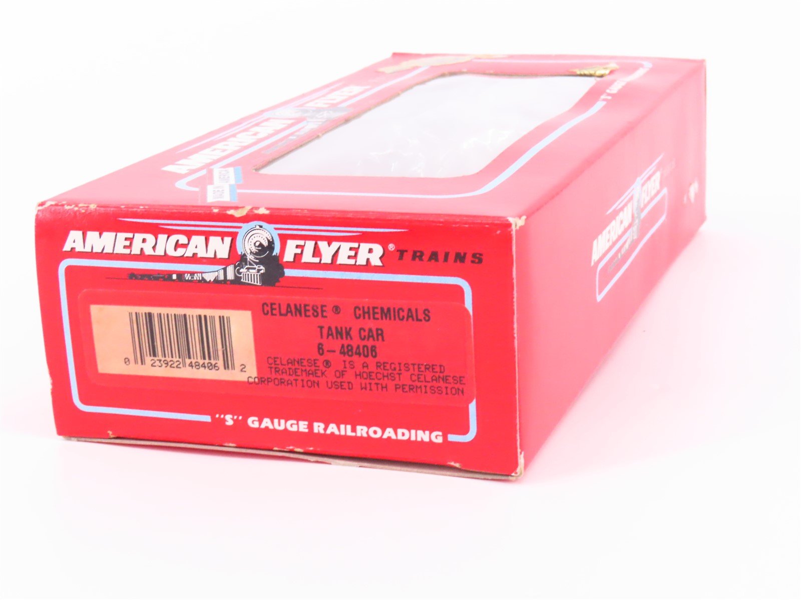 S Scale American Flyer 6-48406 GATX Celanese Chemicals Tank Car #48406