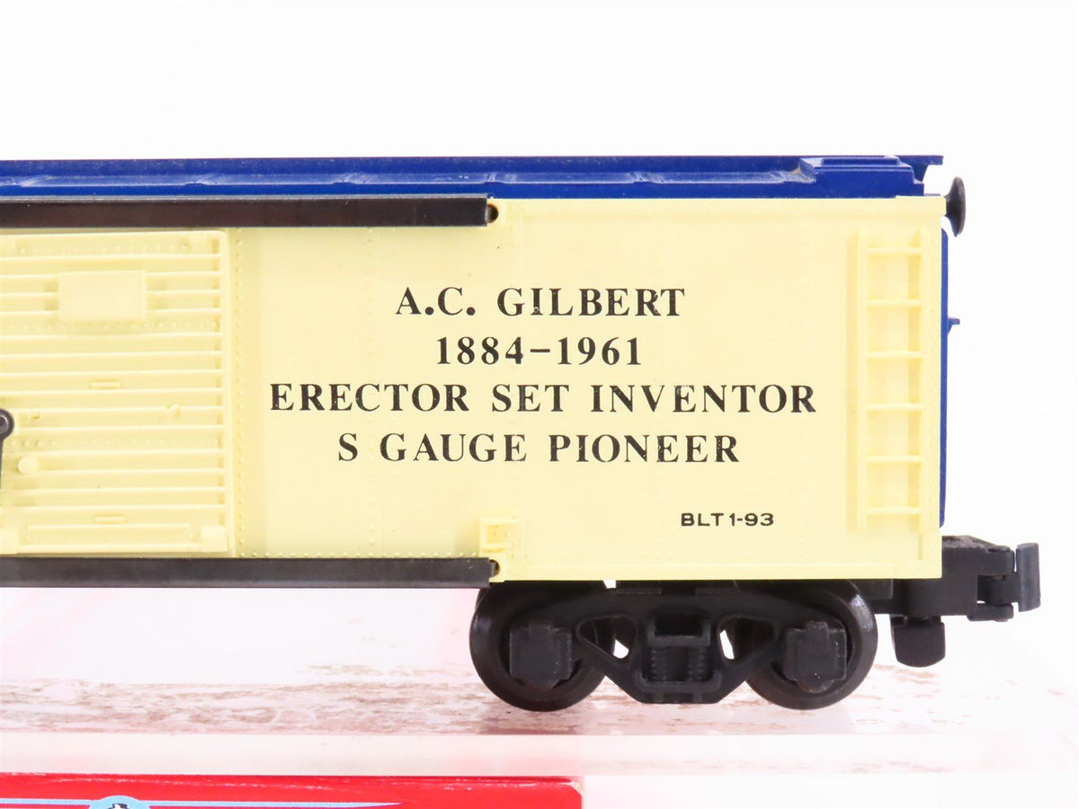 S Scale American Flyer 6-48318 A.C. Gilbert 1884-1961 Single Door Box Car #8318