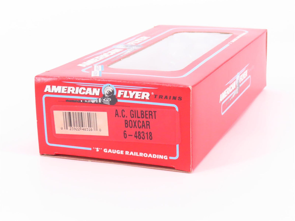 S Scale American Flyer 6-48318 A.C. Gilbert 1884-1961 Single Door Box Car #8318