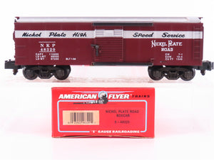 S Scale American Flyer 6-48320 NKP Nickel Plate Road Single Door Box Car #48320