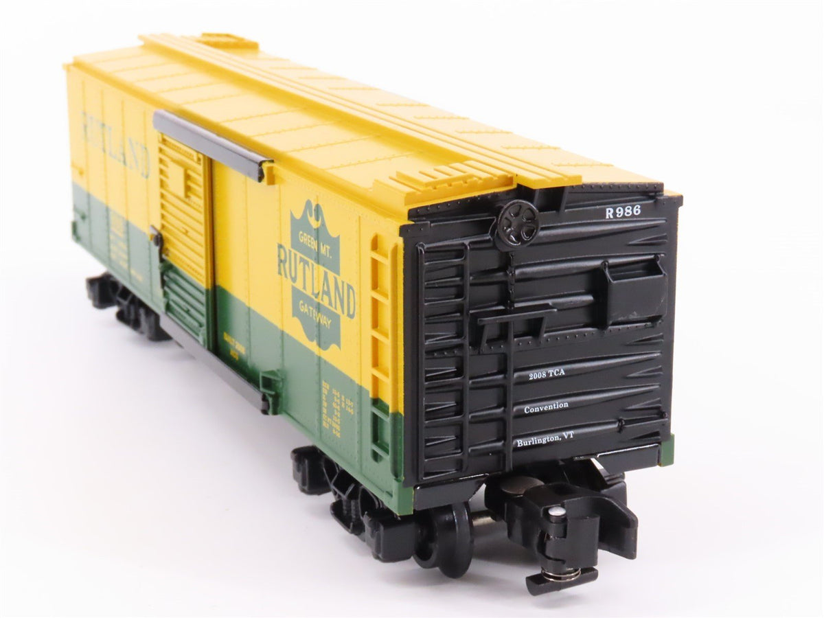 S Scale American Flyer 2008 TCA Convention Car Rutland Railway Boxcars 2-Pack