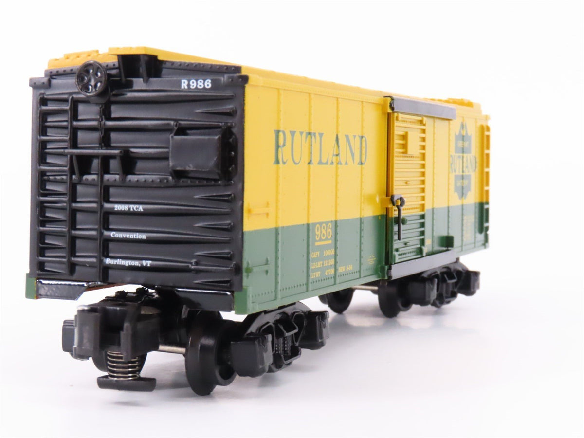 S Scale American Flyer 2008 TCA Convention Car Rutland Railway Boxcars 2-Pack