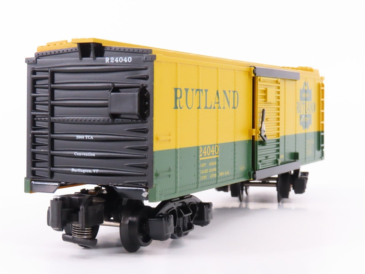 S Scale American Flyer 2008 TCA Convention Car Rutland Railway Boxcars 2-Pack