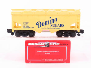 S Scale American Flyer 6-49608 ASRX Domino Sugars 2-Bay Covered Hopper #49608