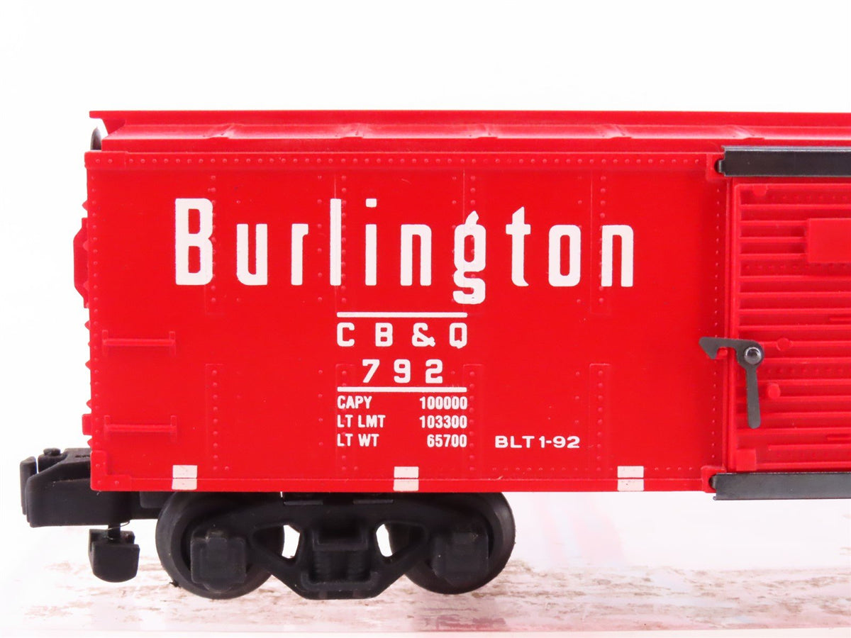 S Scale American Flyer 6-48478 NASG 1992 CB&amp;Q Burlington Route Box Car #792