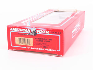 S Scale American Flyer 6-48612 TLDX ADM 3-Bay Covered Hopper #3114