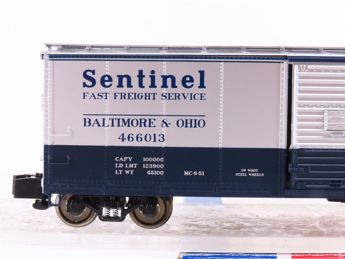 S Scale MTH 35-74000 B&amp;O Baltimore &amp; Ohio 40&#39; Rebuilt Boxcar #466013