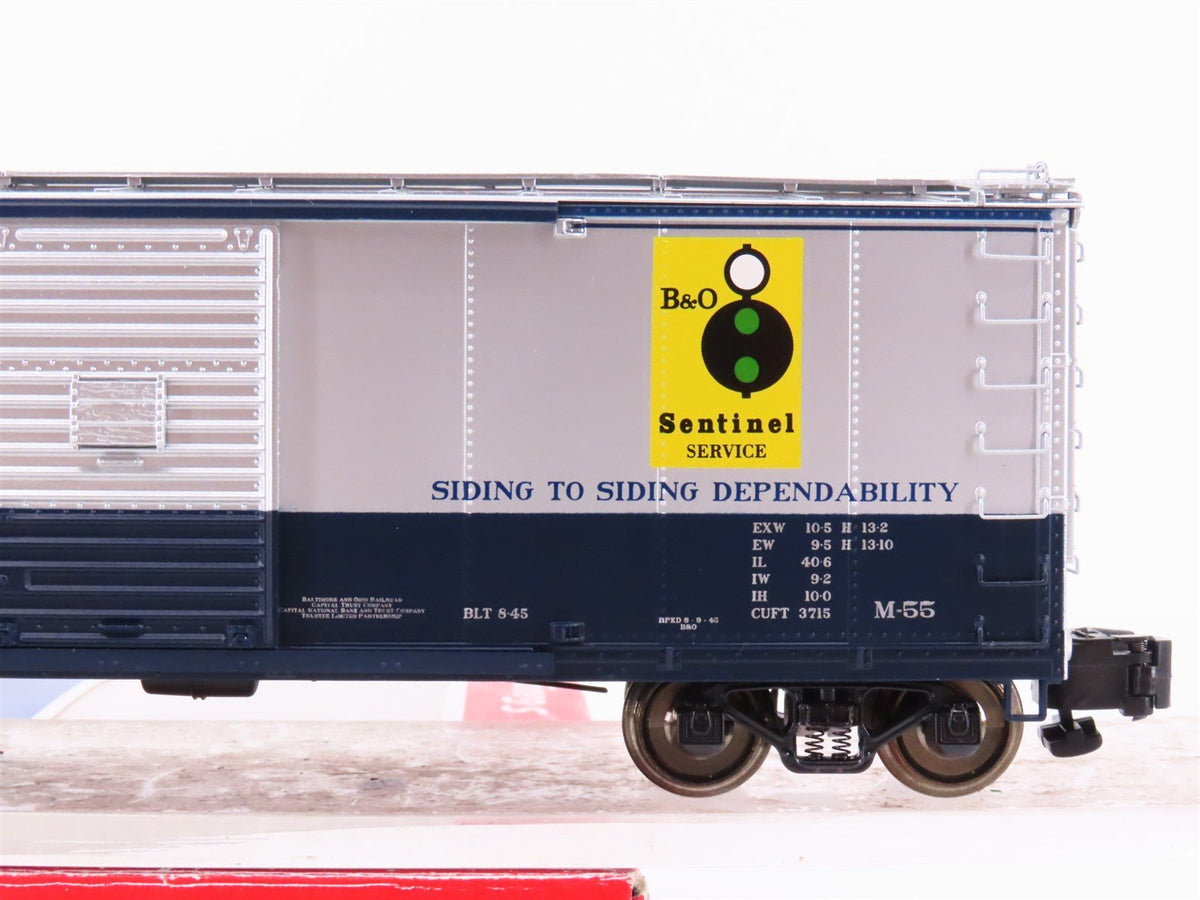 S Scale MTH 35-74000 B&amp;O Baltimore &amp; Ohio 40&#39; Rebuilt Boxcar #466013