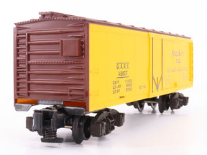 S Scale American Flyer 6-48807 GARX NKP Nickel Plate Road Reefer #48807