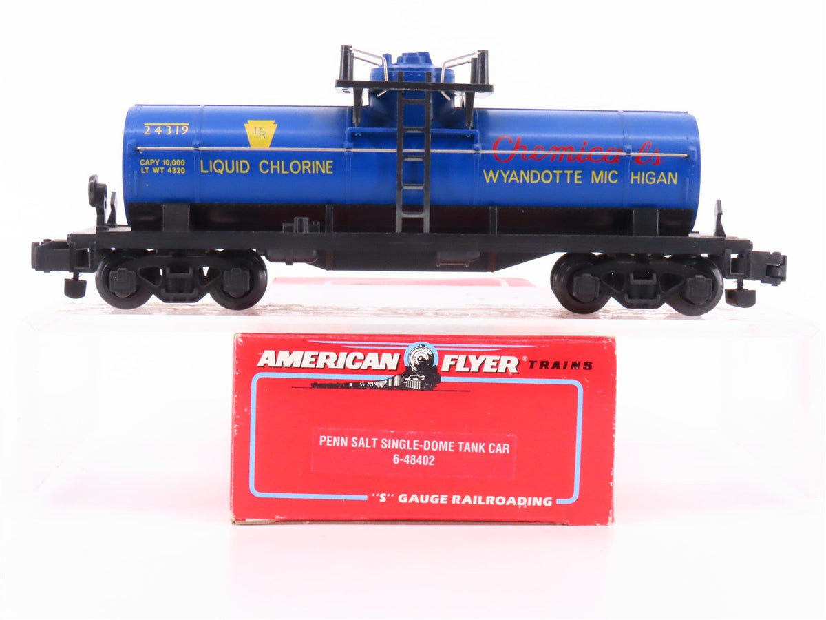 S Scale American Flyer 6-48402 PR Penn Salt Single Dome Tank Car #24319