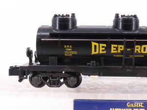 S Scale American Flyer 6-48220 DRX Deep Rock NASG 2008 3 Dome Tankcar #1900