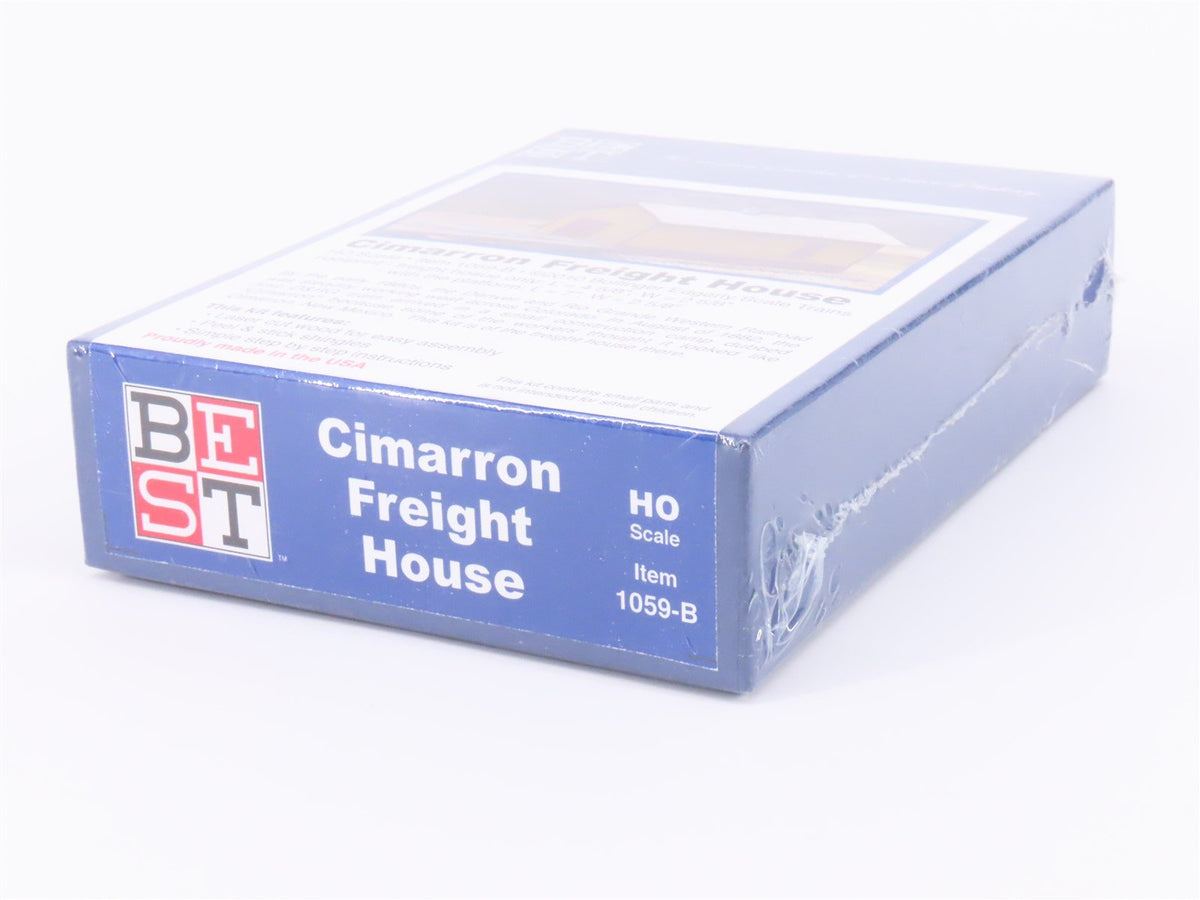 HO 1/87 Scale BEST Kit #1059-B D&amp;RGW Cimarron Freight House - SEALED