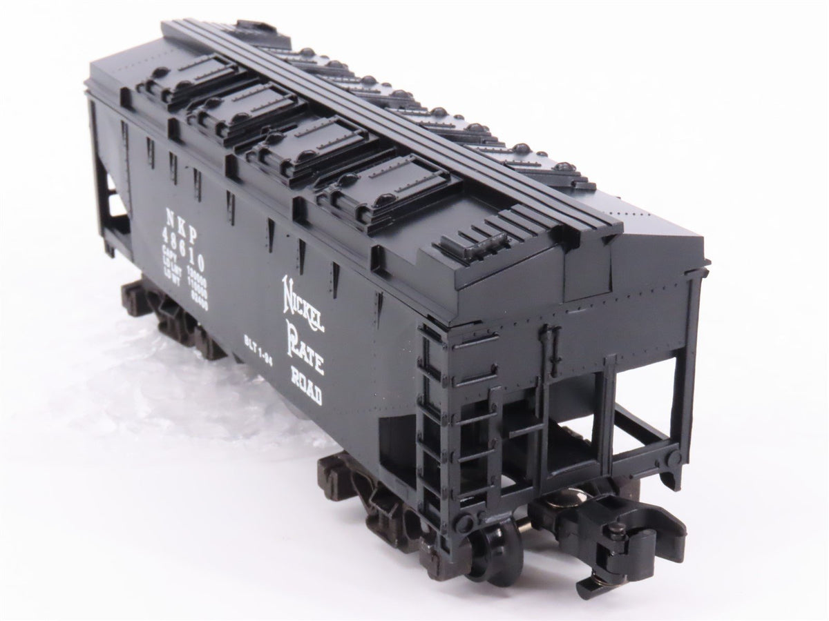 S Scale American Flyer 6-48610 NKP Nickel Plate Road 2-Bay Covered Hopper #48610