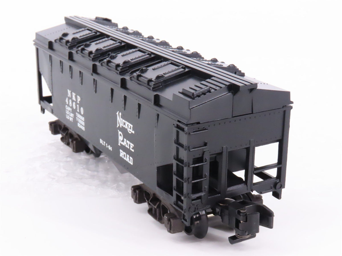 S Scale American Flyer 6-48610 NKP Nickel Plate Road 2-Bay Covered Hopper #48610