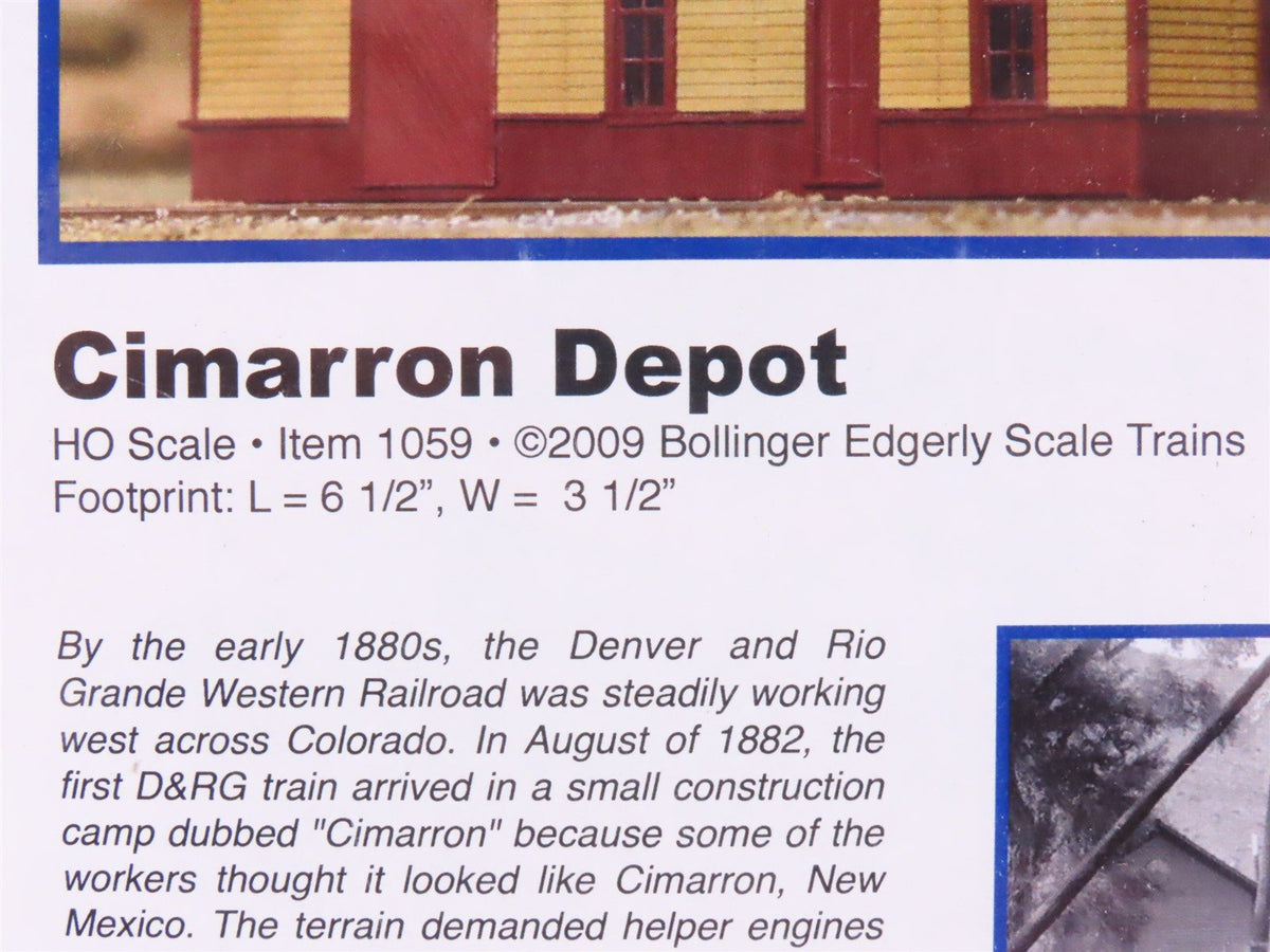 HO Scale BEST Kit #1059 Denver &amp; Rio Grande Western Cimarron Depot - SEALED