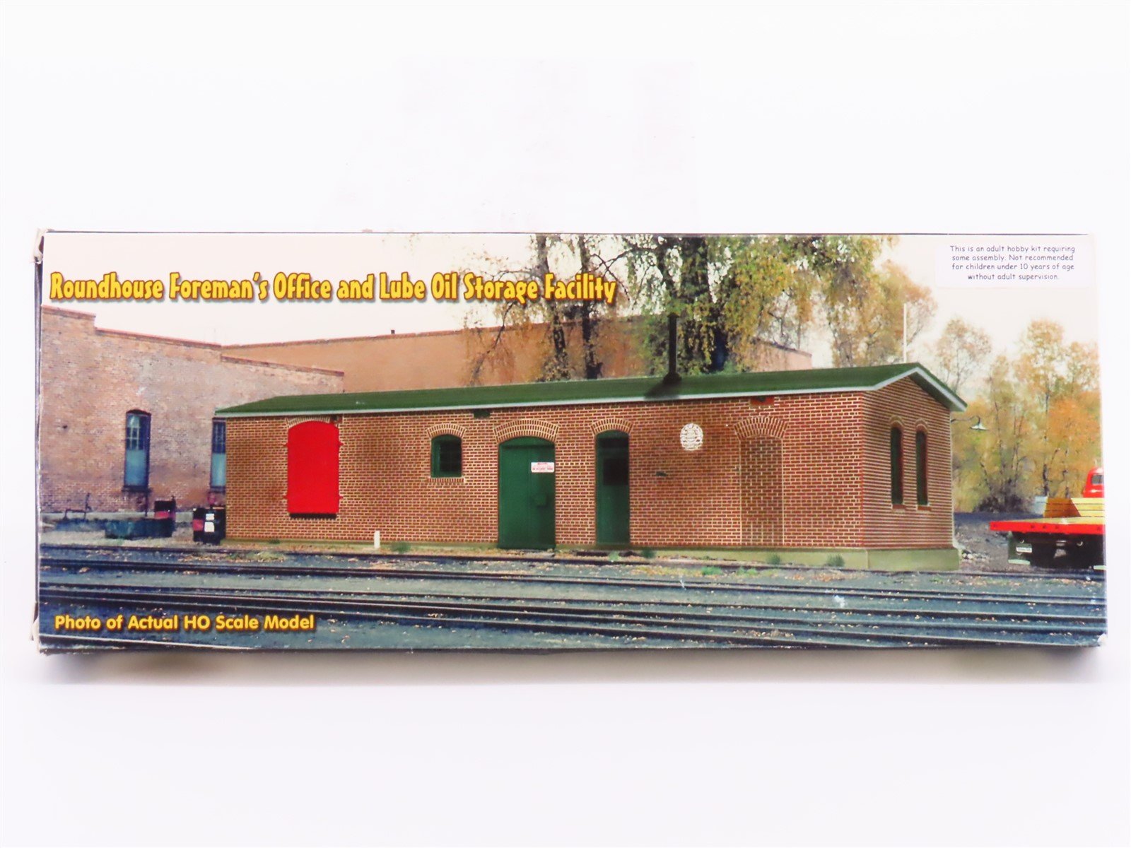 HO Eel River Models Kit #ERM-5000 Roundhouse Foreman's Office & Lube Oil Storage