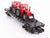 S Scale American Flyer 6-48509 Flat Car #48509 w/ 2 Die-Cast Welly Farm Tractors