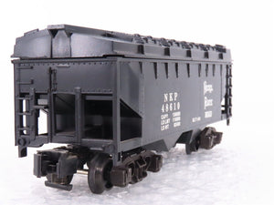 S Scale American Flyer 6-48610 NKP Nickel Plate Road 2-Bay Covered Hopper #48610