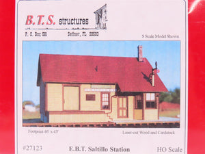 HO Scale B.T.S. Structures Kit #27123 E.B.T. Saltillo Station - SEALED