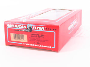 S Scale American Flyer 6-48611 CAR Cargill 3-Bay Covered Hopper #48611