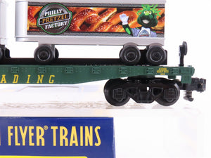 S Scale American Flyer 6-41006 TCA 2014 RDG Reading Flat Car #9803 w/ Trailers