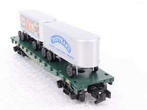 S Scale American Flyer 6-41006 TCA 2014 RDG Reading Flat Car #9803 w/ Trailers