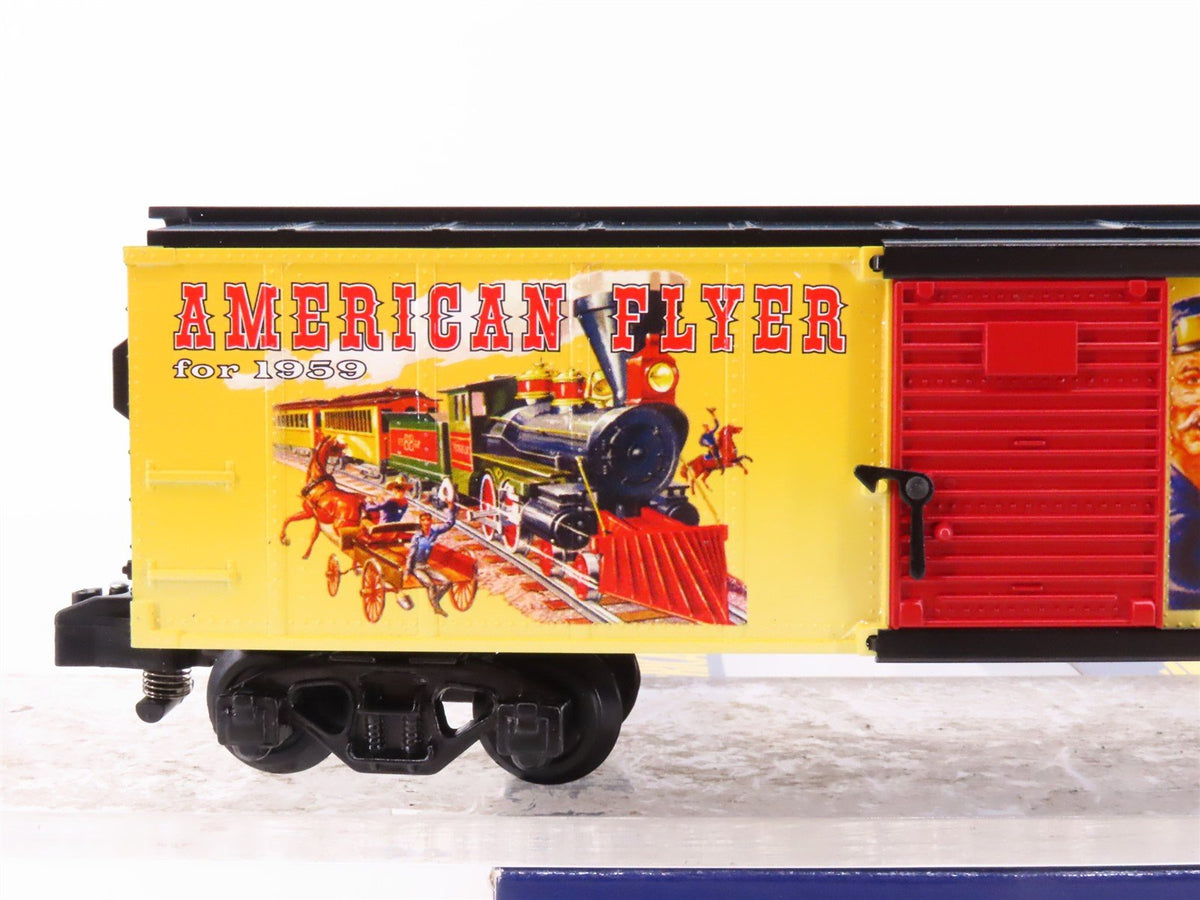 S Scale American Flyer 6-48385 American Flyer Catalog Art Boxcar