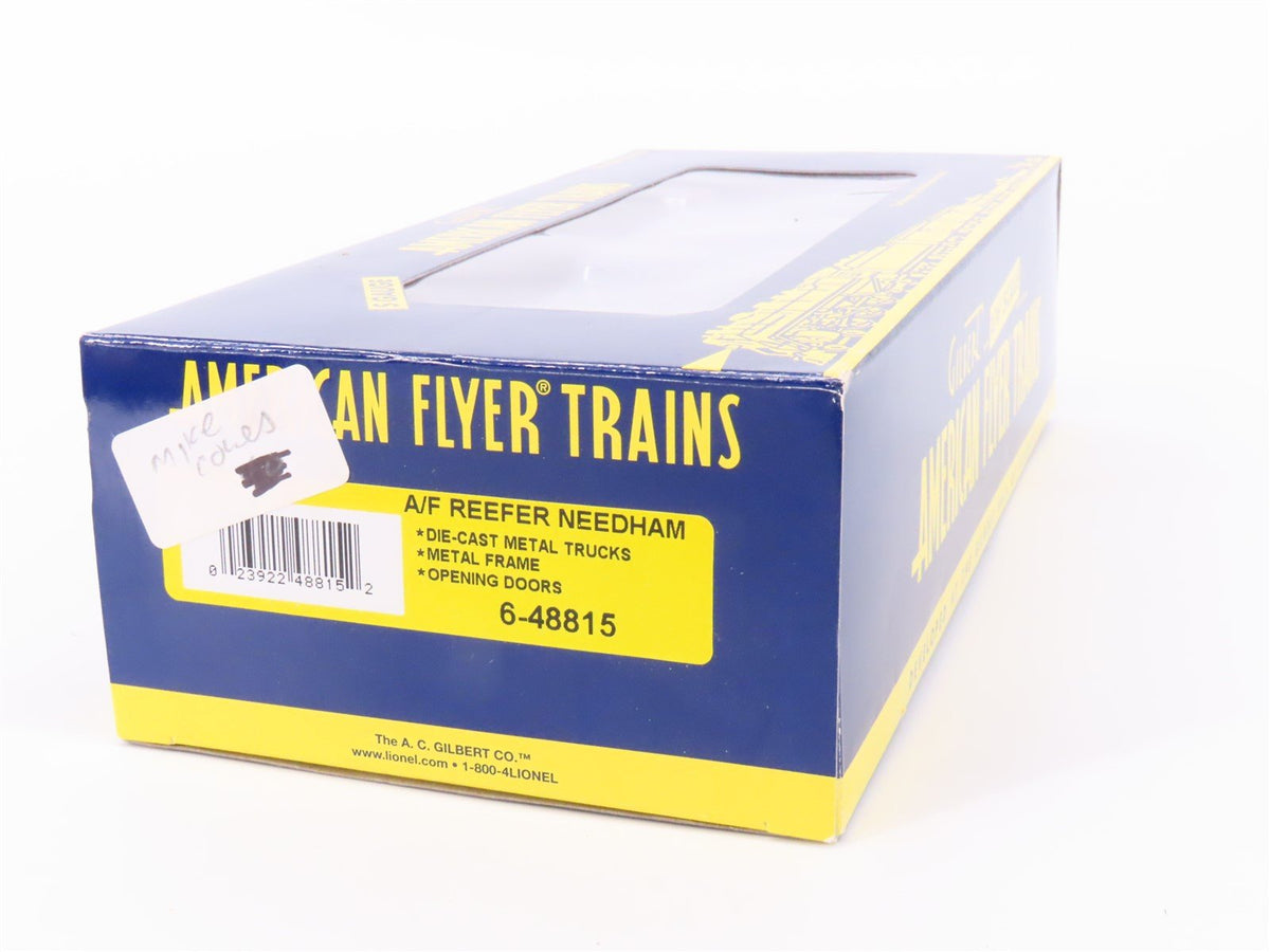 S Scale American Flyer 6-48815 URTX A/F Needham Reefer Car #60500