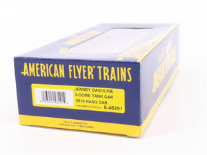 S Scale American Flyer 6-48291 NASG 2010 JMCX Jenney Gasoline Tank Car #2910