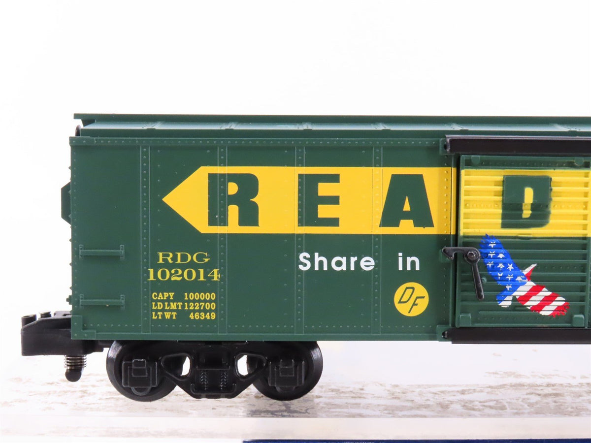 S American Flyer 6-41007 TCA 2014 RDG Reading &quot;Share in Freedom&quot; Box Car #102014