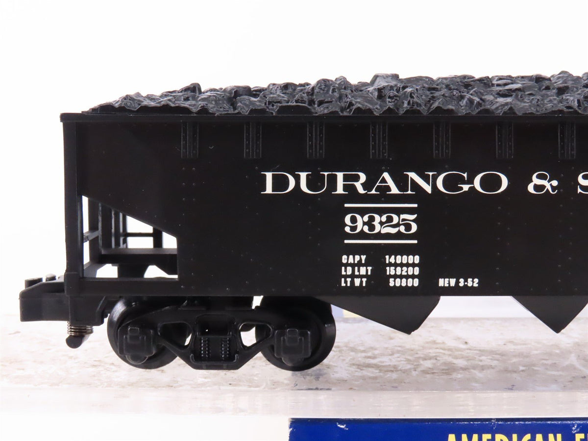 S American Flyer 6-48227 TTOS 2002 DS Durango &amp; Silverton 3-Bay Hopper Car #9325