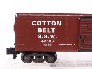 S Scale American Flyer 6-48209 TTOS 1998 SSW Cotton Belt Route Box Car #42598