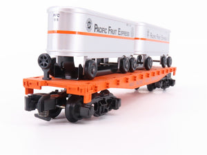 S American Flyer 6-48533 PFE Pacific Fruit Express Flatcar #48533 w/ Trailers