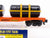 S Scale American Flyer 6-48560 BNSF Railway Flatcar #1009 w/Jet Engines