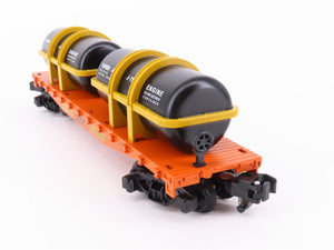 S Scale American Flyer 6-48560 BNSF Railway Flatcar #1009 w/Jet Engines